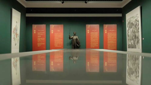 圖像中的 義勇軍進行曲 玉溪市文藝精品創作扶持項目 聶耳和國歌 主題美術創作展在玉溪師范學院美術館開展