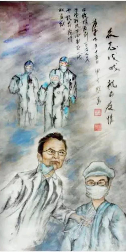 文水縣文藝工作者積極開展疫情防控主題藝術創作之六