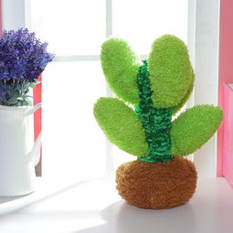 覺貝斯萊芬家居用品仙人掌閃燈感應小夜燈創 堆糖,美圖壁紙興趣社區