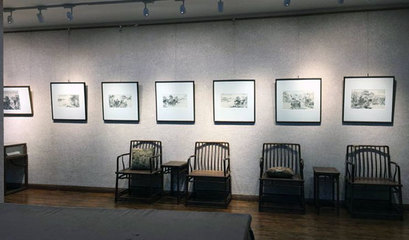 房顯庭山水畫(huà)作品展在山東省文藝創(chuàng)作研究院美術(shù)館開(kāi)幕